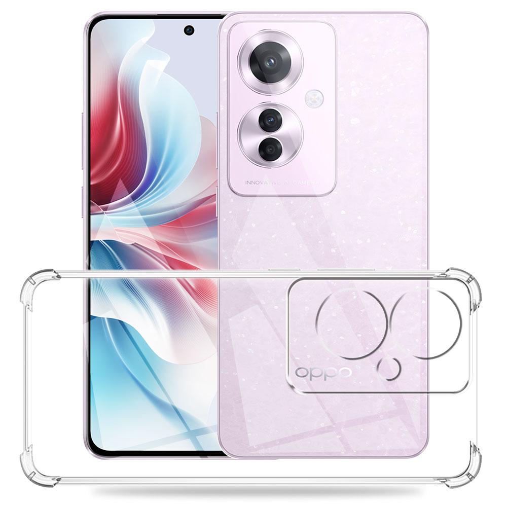 For OPPO Reno11 F 5G Case Clear Shockproof Silicone Soft Protect Cover For Oppo F25 Pro 5G Clear Bumper Coque On Reno11F Funda
