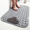 Non-Slip TPE Suction Cup Bath Mat for Shower or Tub