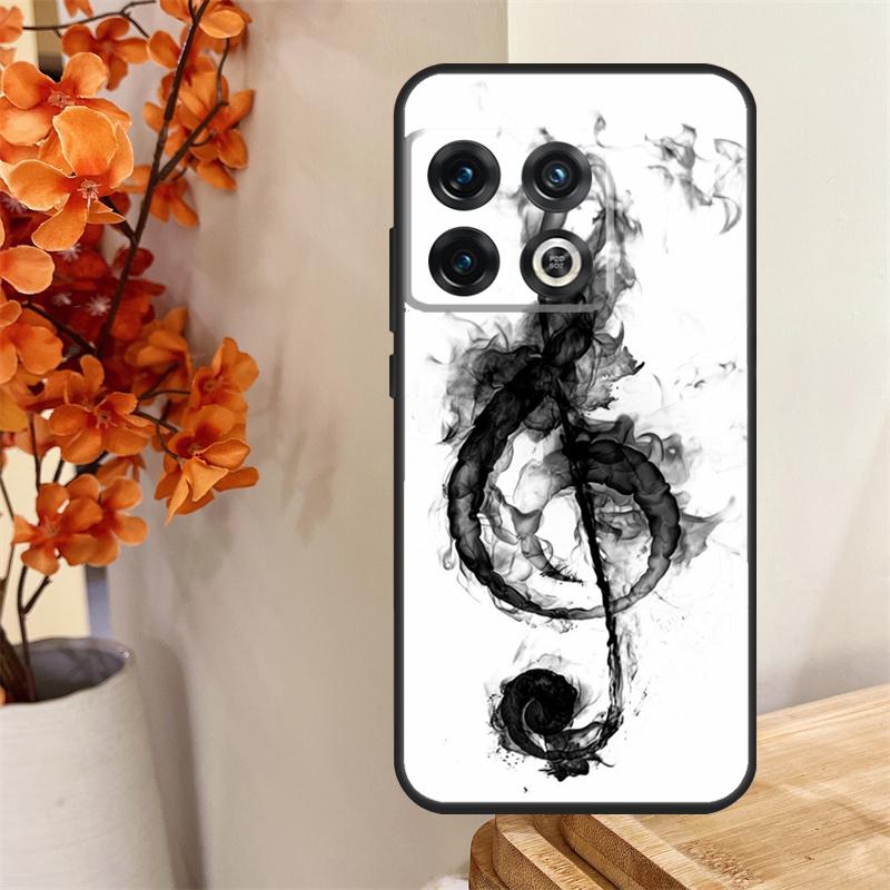 Music Note Musical Treble Clef Funda For OnePlus 8T 10T 13 13R 12 12R 11 10 Pro OnePlus Nord 4 CE 2 3 Lite N30 N20 N10 Case