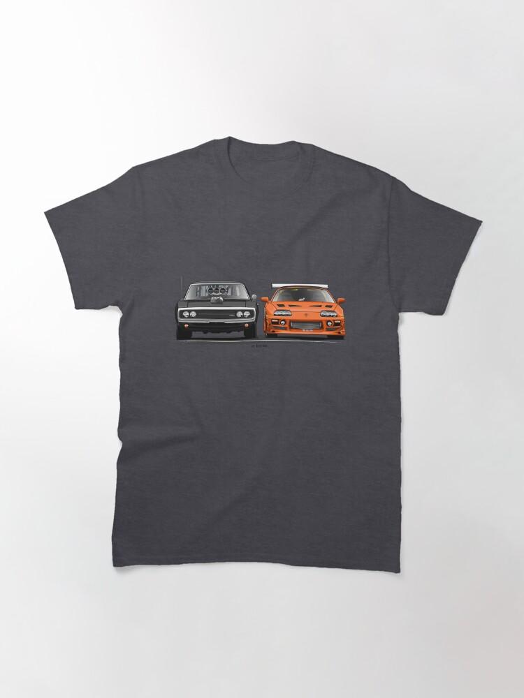 Fast & Furious Charger RT _amp_ Supra Mk IV - The Fast and Furious Active Classic T-Shirt
