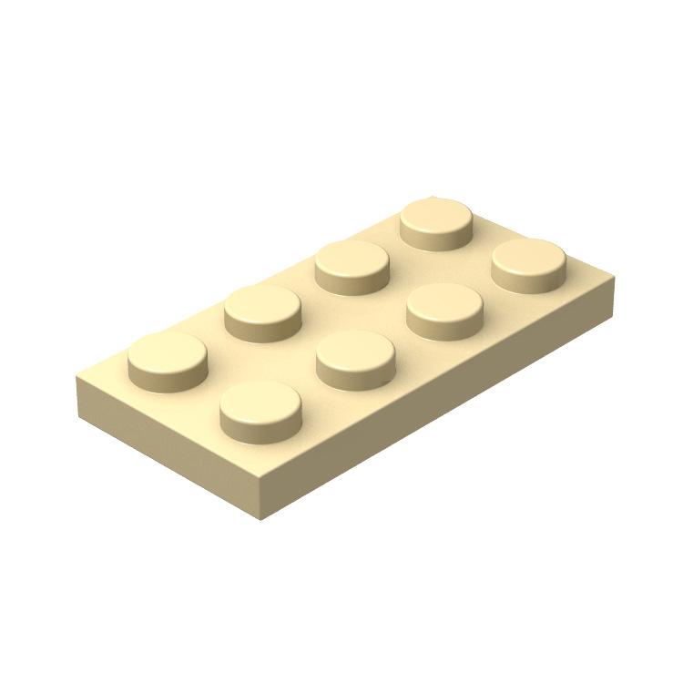 MOC 3020 Собирает Частицы Аксессуары Компоненты 2x4 Обычная Пластина 20 ШТ Кирпичи Красочные Строительные Блоки Развивающая Игрушка Город