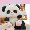 Into Panda Turn Dog Plush Toy Cartoon Stuffed Animal Doll Decoration Kids Gift