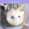 Cat Cute Blush Plush Keychain Soft Furry Handmade Backpack Souvenir Decoration