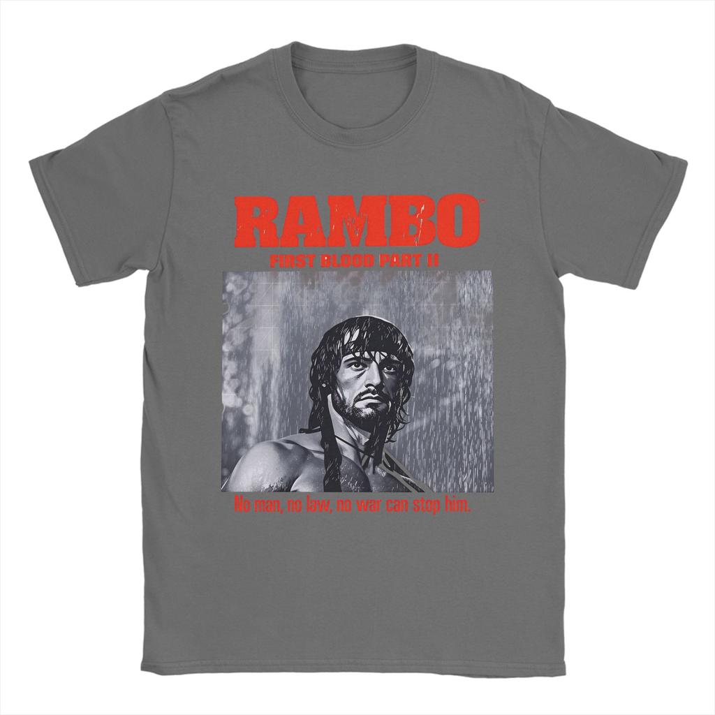 Rambo First Blood John In Ravine I Didnt Do Anything Cotton TShirt For Mens Leisure Tee Shirt Oversize Casual Clothing