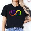 Autism Infinitas Design Women T-shirt Autism Awareness Month Tshirt Summer Graphic Fashion Casual Female T Shirts Woman Clothing