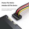4-контактный IDE Molex на 15-контактный Sata адаптер питания SATA 3,5/2,5 дюйма 1 на 5 SATA кабель-разветвитель питания для жесткого диска для ПК