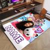 Custom Gaby's Bubble House Mat Personalized Name, Polyester Washable Indoor Entryway Rug, Gift for Christmas, Easter, Thanksgiving Day