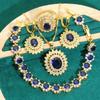 New Jewelry Sets In Europe and The United States Tanzanite Zircon Bracelet Necklace Earrings Ring