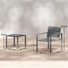 3 Pieces Garden Bistro Set For 2 Outdoor Bistro Table And Chairs With Metal Frame Plastic Patio Furniture Set