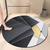 Скандинавский Легкий Роскошный Круглый Ковер Современные Ковры для Украшения Гостиной Ковры Большой Площади Декор Спальни Прикроватный Ковер Коврик для Пола в Ванной Комнате