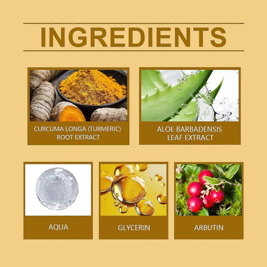 Limited time!!Ouhoe Turmeric Essence Serum - Improves Skin Condition, Repairs Dullness, Hydrates And Moisturizes, Turmeric Essence