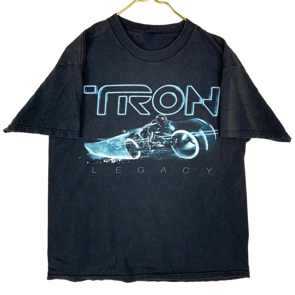 NEW Comfort Colors Disneys Tron Legacy 100% Cotton T-shirt Mens Tees Top Size S To 5 XL Black Movie Y2K