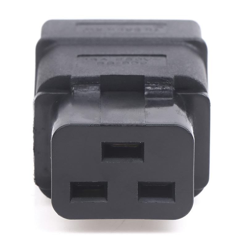 1Pcs Universal Copper IEC320 C19 AC Electrical Power Cable Cord Wiring Connector UPS PDU Removable Female Male Socket Plug 16A