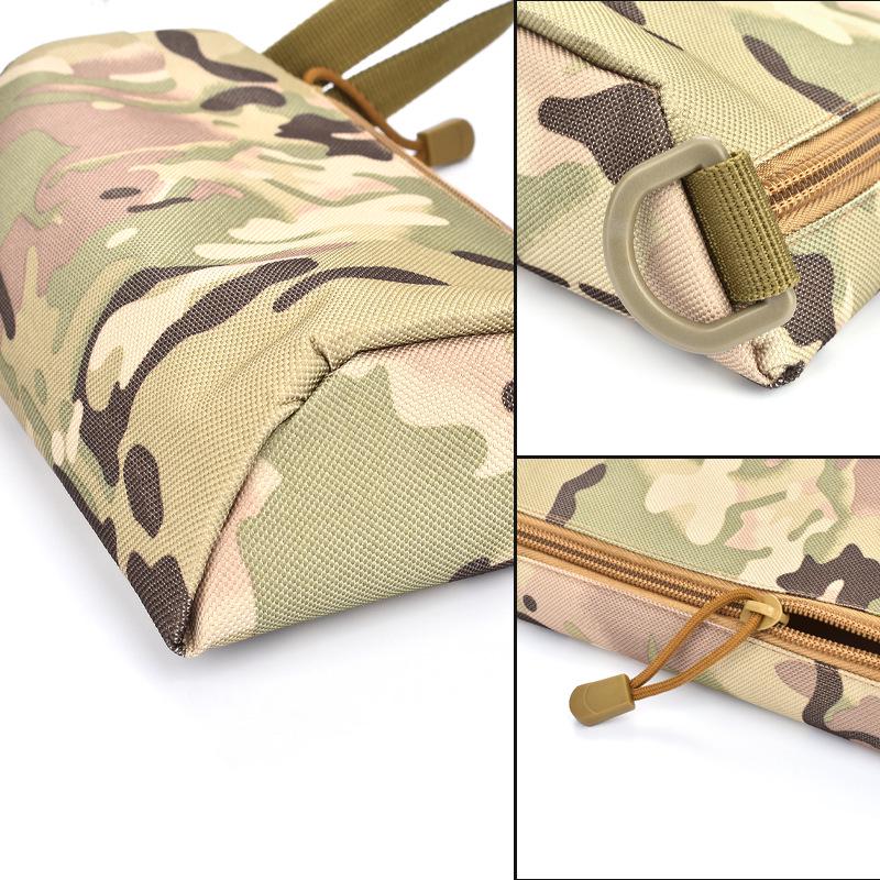 Camouflage EDC Travel Clutch - Compact Outdoor Storage and Coin Bag