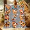 Capybara Cartoon Throw Blanket Soft  Cozy for Home or Travel Perfect Gift for Adults  Kids Various Sizes Available