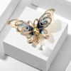 Fashion Cartoon Simple Oil Drop Enamel Alloy Moire Butterfly Brooch Pin Women's Clothing Pin Accessories