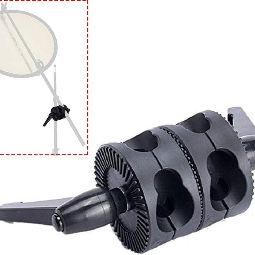 Многофункциональный держатель с двойной головкой, поворотный зажим, держатель головки, кронштейн, монтажный адаптер, совместимый со стойкой для света, удлинительной штангой и фотостудией