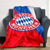 Fc Bayern Munich Logo Blanket Durable Comfort Perfect for Bed Livingroom Couch Four Seasons Universal Modern Best Holiday Gift for Friends Family