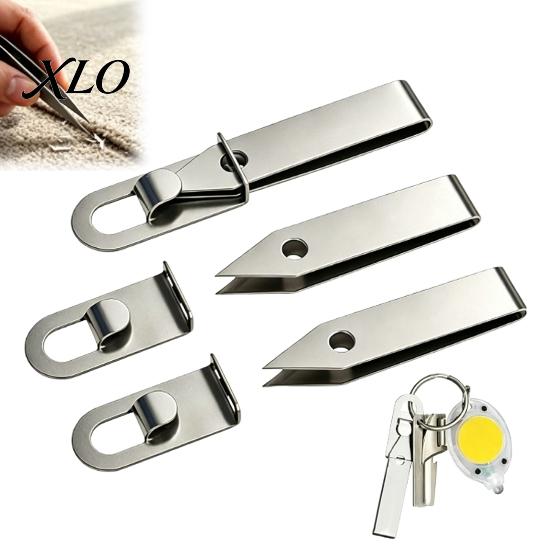 Portable Keychain Tweezers 1/3Pcs Mini Precision Tweezers, EDC with Keyring Clip, Metal Heavy Duty Pocket for Camping, Fishing, Jewelry, Home Clip