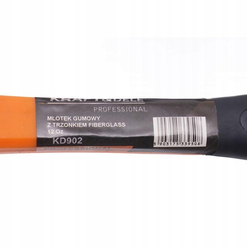 Rubber Hammer 500G Fiberglass 0.5Kg 29Cm