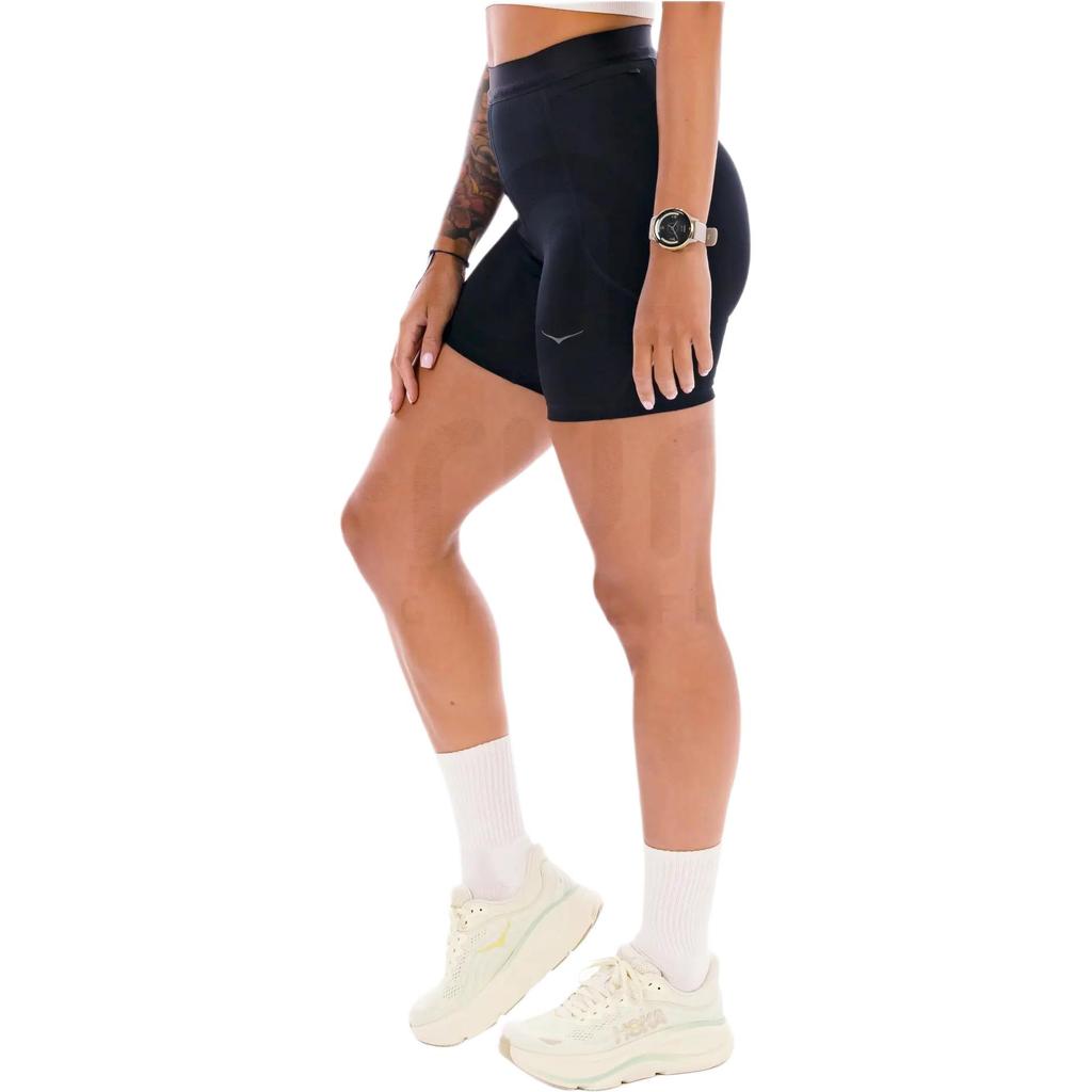 Hoka One One Novafly Solid Color Outdoor Casual Sports Shorts Women shorts Black 1151088-BLK