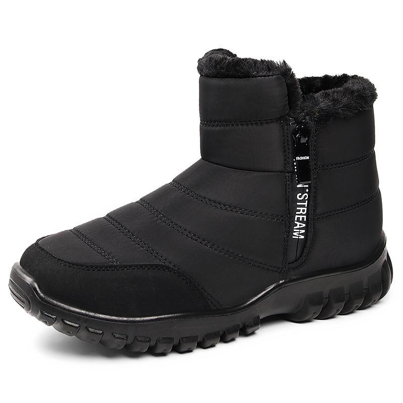 Men's cotton shoes, new cold-proof boots, men's high-top warm boots, comfortable men's boots, piled and thickened snow boots
