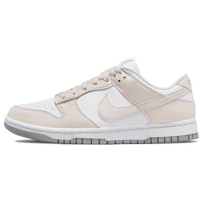 Dunk Low Next Nature Light Orewood Коричневые женские кроссовки Кремово-белые DN1431-100