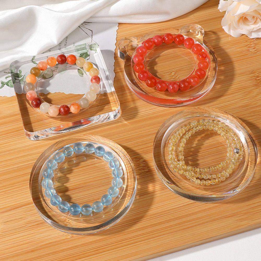 Multiple Grooves Bracelet Beading Board Acrylic Jewelry Making Tray Jewelry Designers