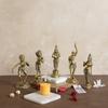 Латунные экспонаты Apsara - набор из 5 статуэток, декоративные элементы для дома, экспонаты для домашнего декора, подарки Последние