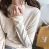 Bottom Shirt Women's Autumn and Winter Simple Style Modal Inner Sweater New Top Versatile Semi-turtleneck Knitted Sweater