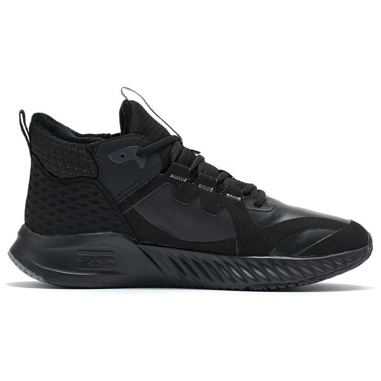 Li Ning Мягкие Zero WNTR Высокие Кроссовки для бега Мужские Черные AGLR237-5