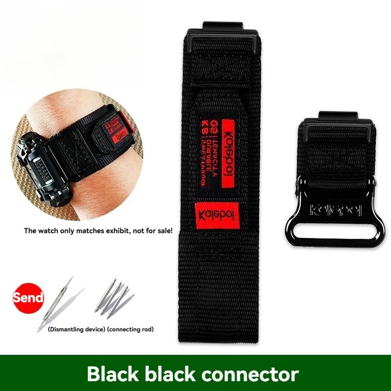 Нейлоновый холщовый ремешок для часов Casio G-SHOCK GA-900 GA700 GA110/100 GM110 модифицированный Мужской спортивный наручный браслет черный