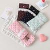 Multi-Purpose Pencil Case Lace Design Stationery Storage Bag Fashion Quilted Glasses Bag  Women