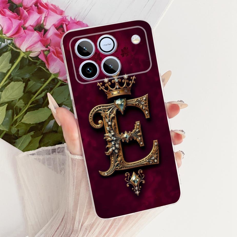 For Honor Win Case AAP-AN00 Cute Crown Letters Cover Clear Silicone Soft Slim Phone Case For Honor Win RT HonorWin Fundas Bumper