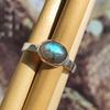 Natural Labradorite Gemstone Ring, Handmade Ring, Designer Ring, Statement Ring, Boho Ring, Silver Jewelry, Gift For Her