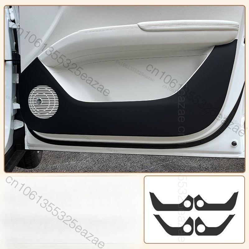 For Geely EX2 2025 PU Leather Car Door Anti-kick Pad Front Rear Door Protective Pad Interior Car Modification Auto Accessories