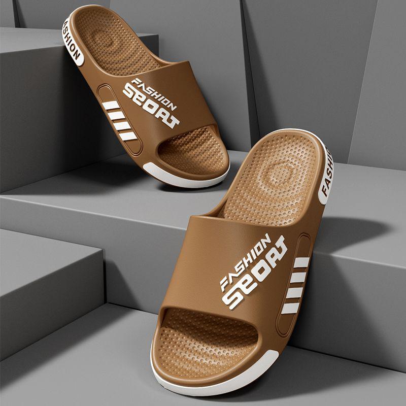 Стильные мужские и женские тапочки для дома и улицы с нескользящей подошвой для летней и домашней носки