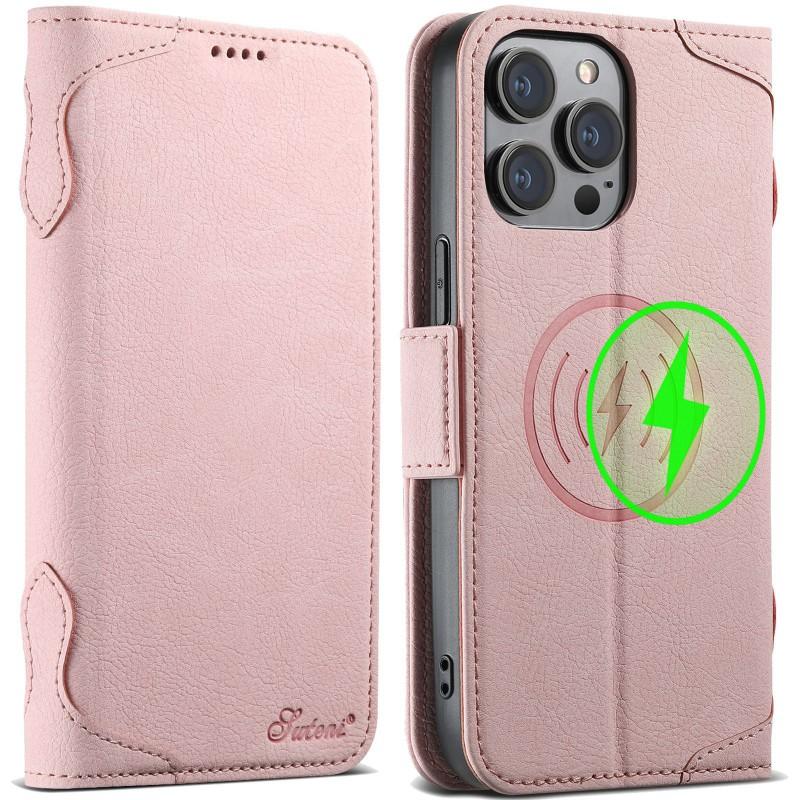 Flip Phone Case IPhone 18 Pro Max MagSafe Wireless Charging Card Slot Stand PU Leather