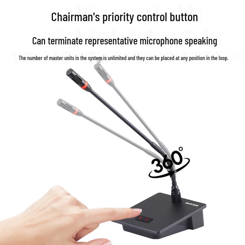 Xun Er Wei ZG-740 Wired Gooseneck Conference Microphone System (CN version)