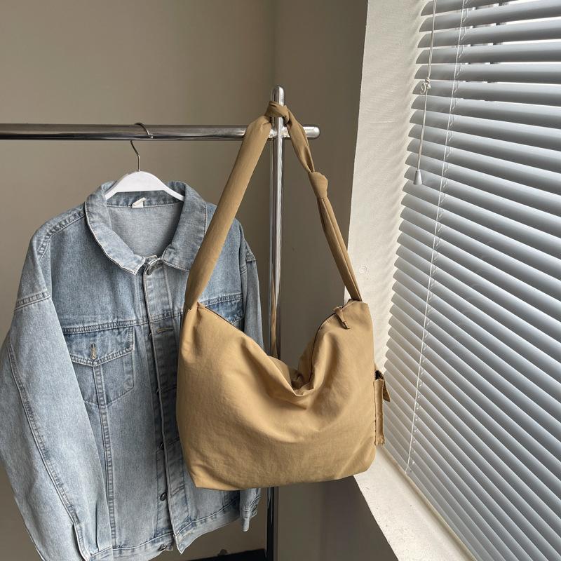 Ленивая ветряная тканевая сумка новая сумка большой вместимости женская повседневная на плечо сумка-мессенджер классная сумка-тоут