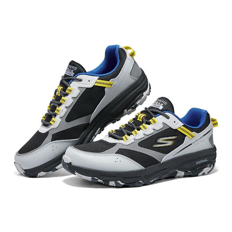 Skechers Go Run Trail Altitude Удобные Легкие Прочные Низкие Беговые Кроссовки Мужские беговые кроссовки Серый 220917C-GYYL
