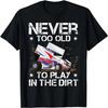 Никогда не поздно играть в гонки на грунтовой трассе Sprint Car Футболка