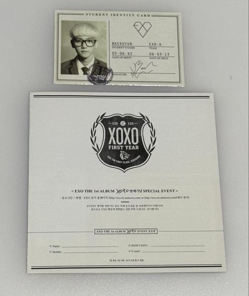 [USED] EXO XOXO Album with Trading Card