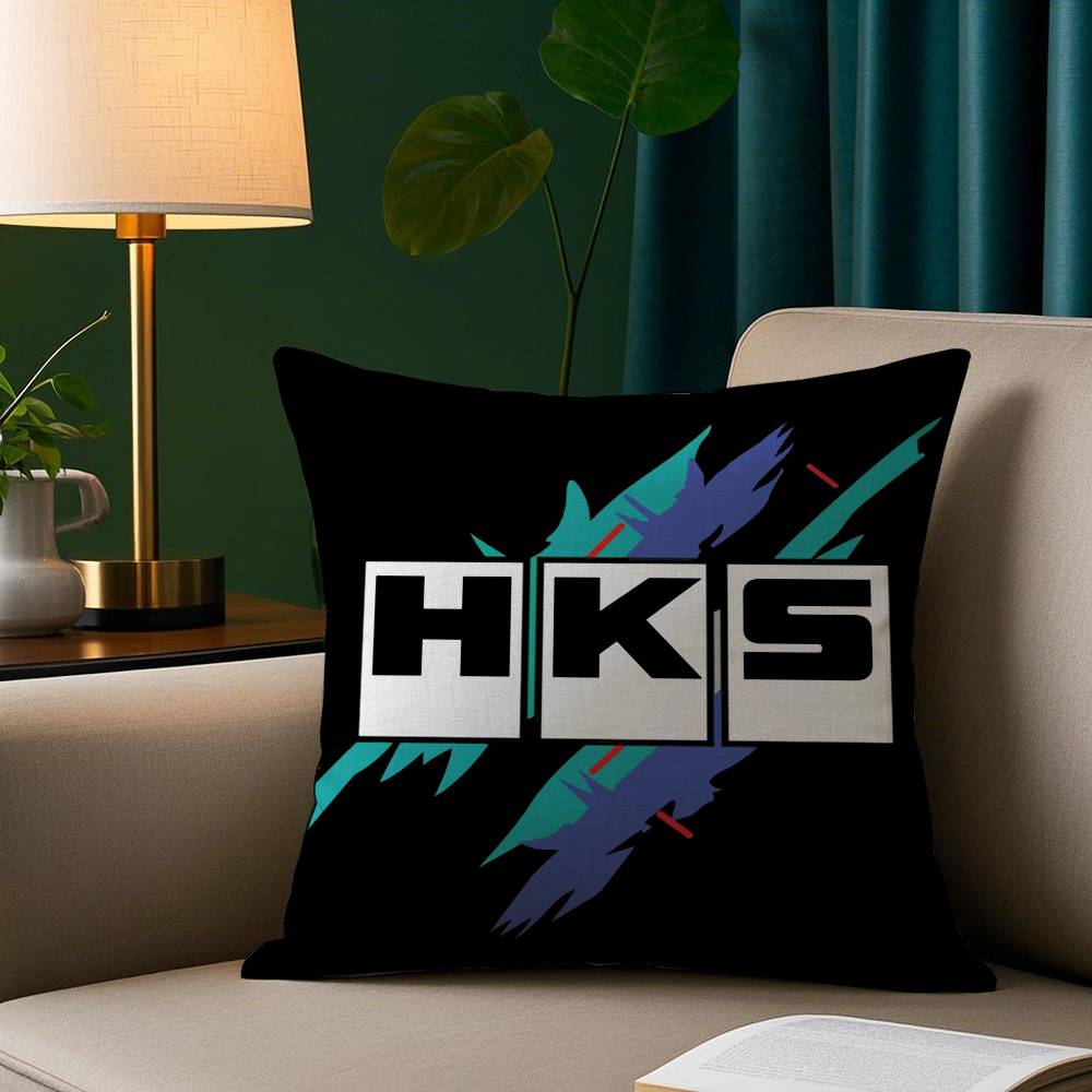 Крутая машина H-Hks Наволочка Плюшевая ткань Мягкая наволочка Двусторонняя печать Наволочка для диванной подушки