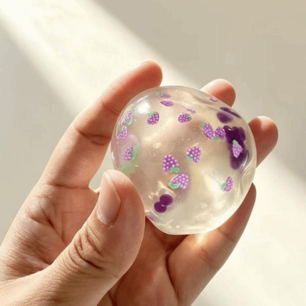 Sensory Fidget Ball Quick-rebound Squeeze Toy Crunch Sound TPR Fidget Toy Desktop Gift