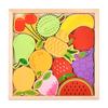 Oz Toy Wooden Balance Picture Matching Domino Puzzle Fruit, Korean Popular Puzzles