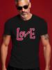 Summer Tshirt - "LOVE" Graphic In Pink