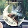 2D Flat Acrylic Sleeping Moon Elf Home Decoration Christmas Tree Decoration Car Backpack Decoration Mobile Phone Keychain Pendant
