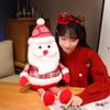 150cm Large Cartoon Santa Plush Doll Long Legs Santa Soft Plush Doll Warm Hug Home Decor for Boys Girls Christmas Gifts