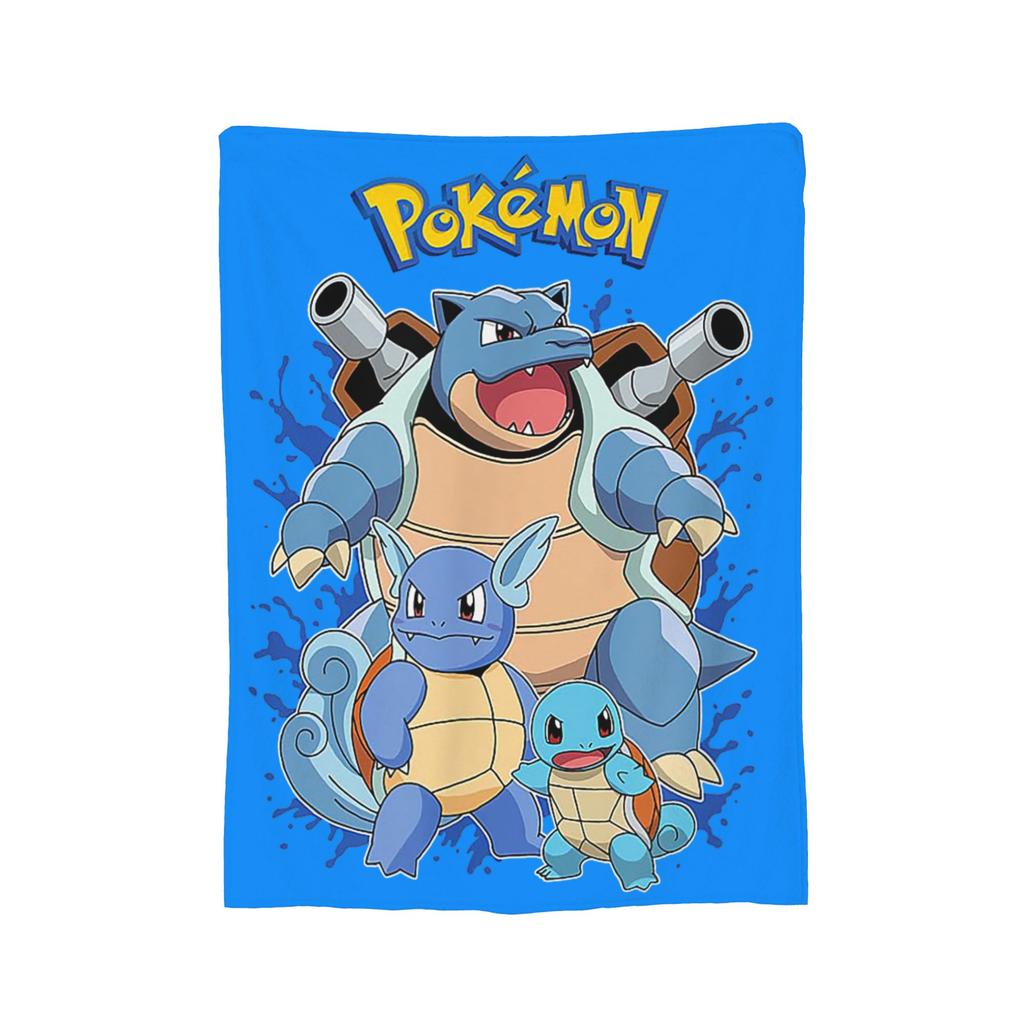 Pokemoned  Coral Fleece Plush Throw Blankets Charmander Charmeleon Charizard Blanket for Bedding Couch Warm Plush Thin Quilt,